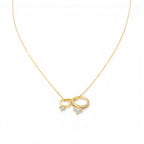 Collana Promessa d'Amore con Duo di Anelli in Argento 925