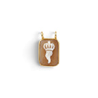 Collana Catenina con Cammeo Corno In Argento 925