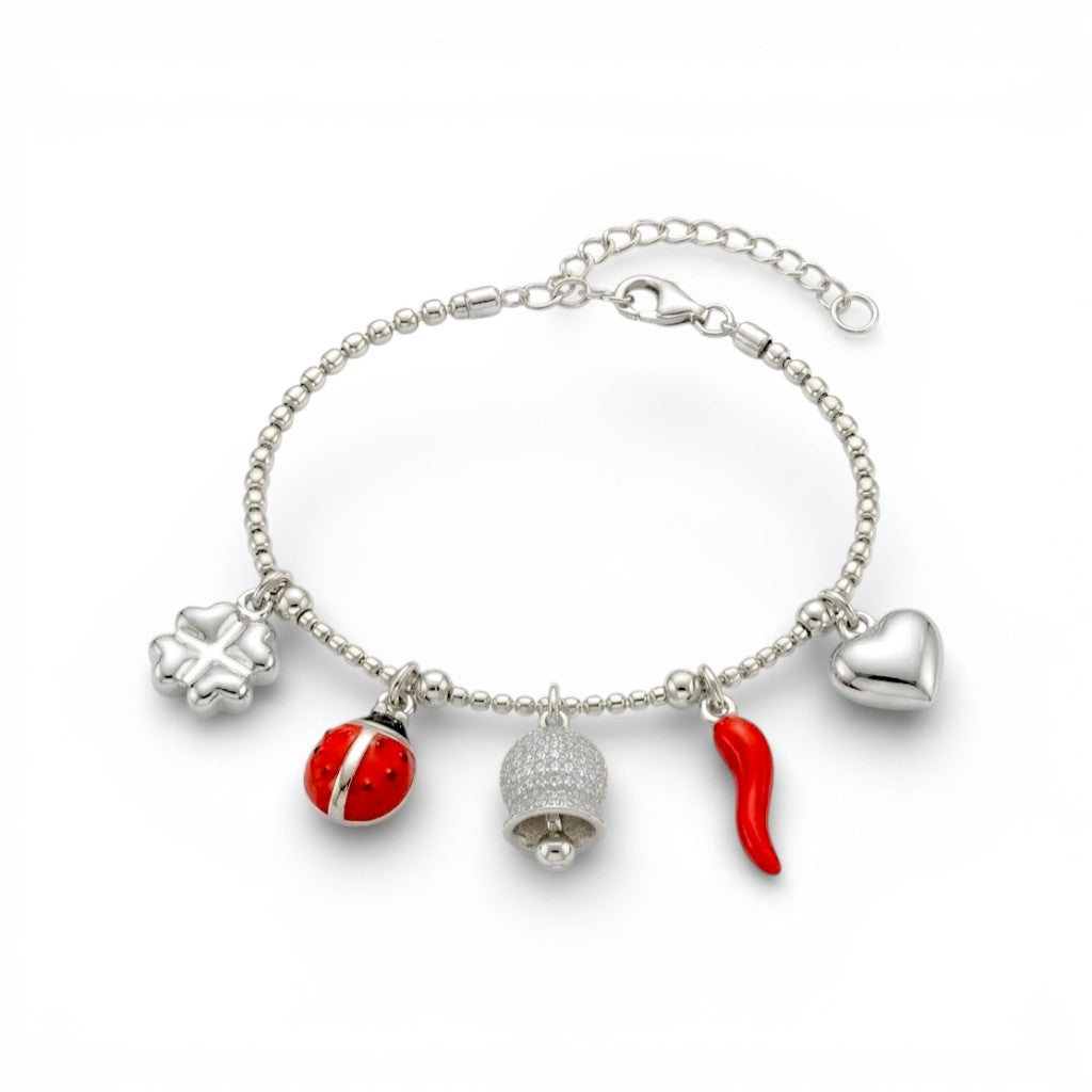 Bracciale Portafortuna In Acciaio Inossidabile