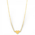 Collana con Pendente a Cuore Minimal In Acciaio Inossidabile