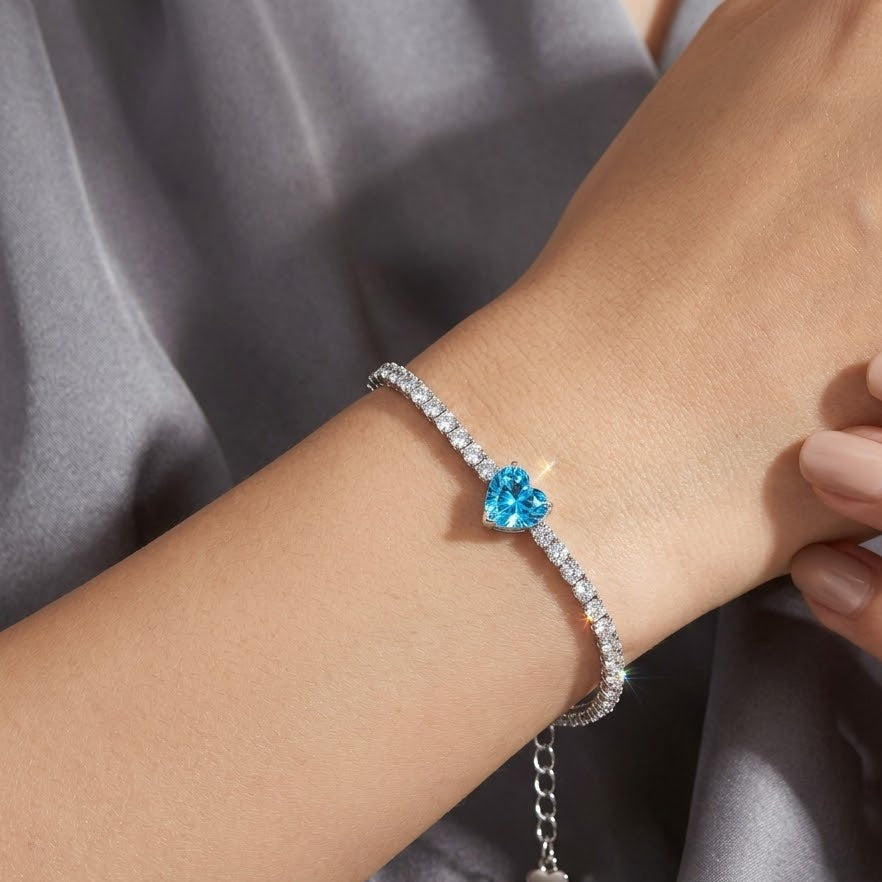 Bracciale Tennis Love In Argento 925