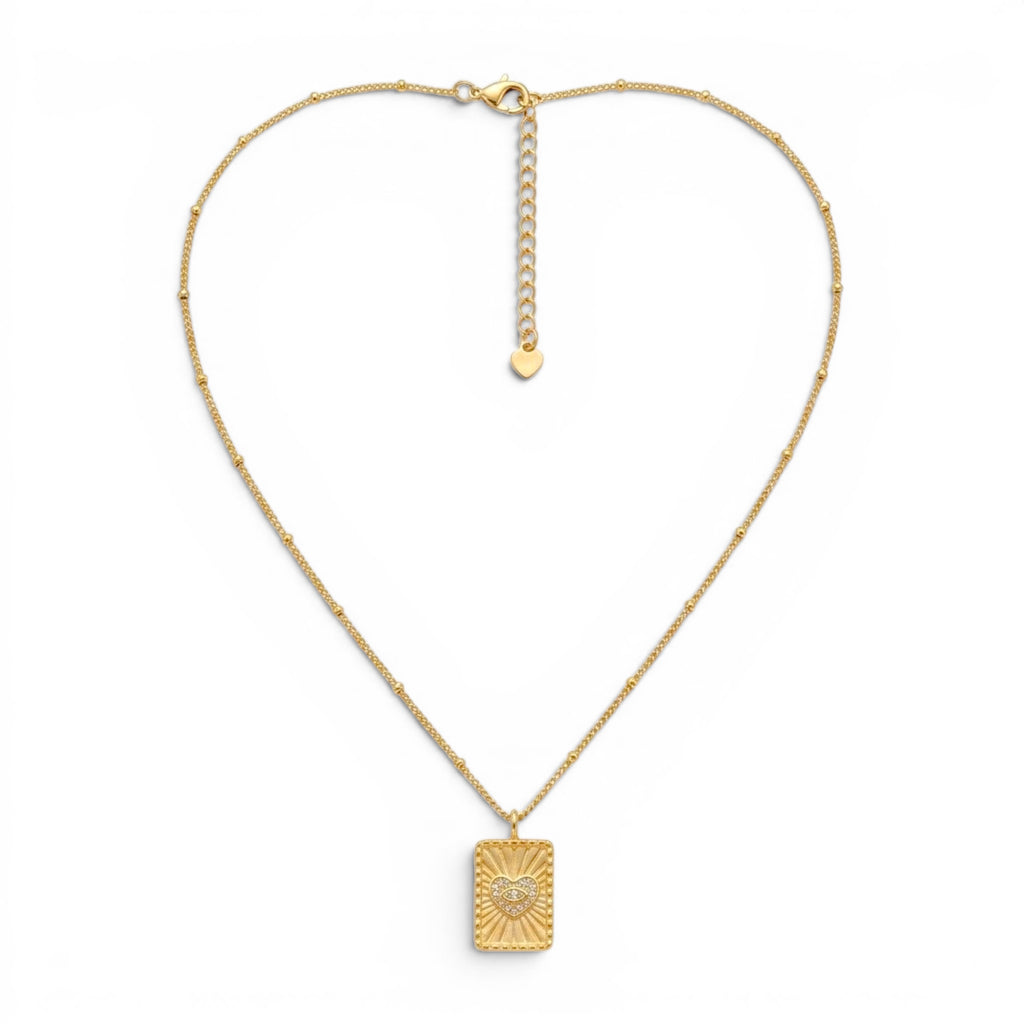 Collana Girocollo Eye In Acciaio Inossidabile