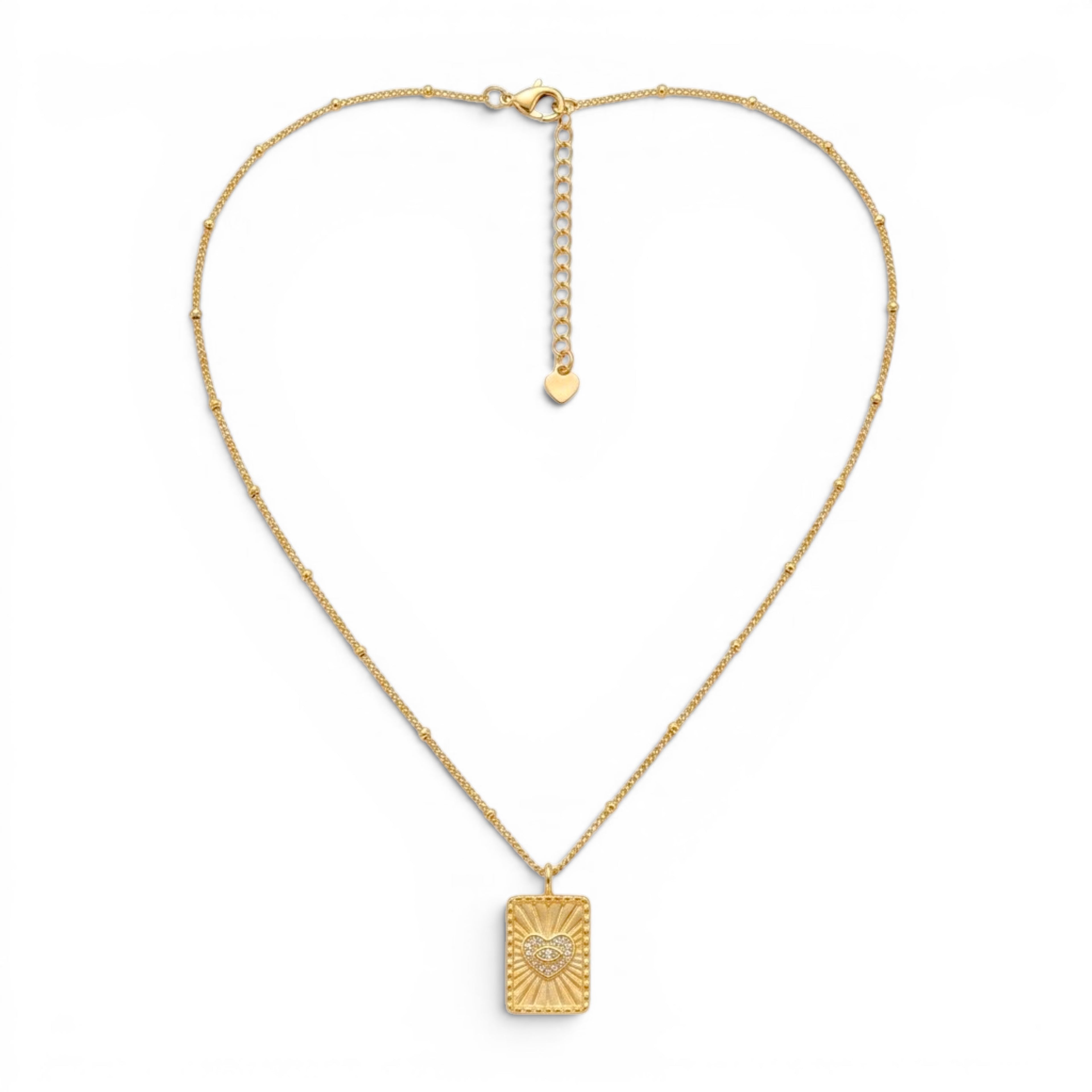 Collana Girocollo Eye In Acciaio Inossidabile