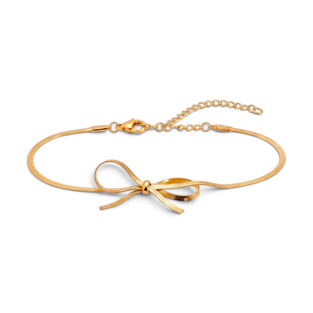 Bracciale con Dettaglio Fiocco In Acciaio Inossidabile