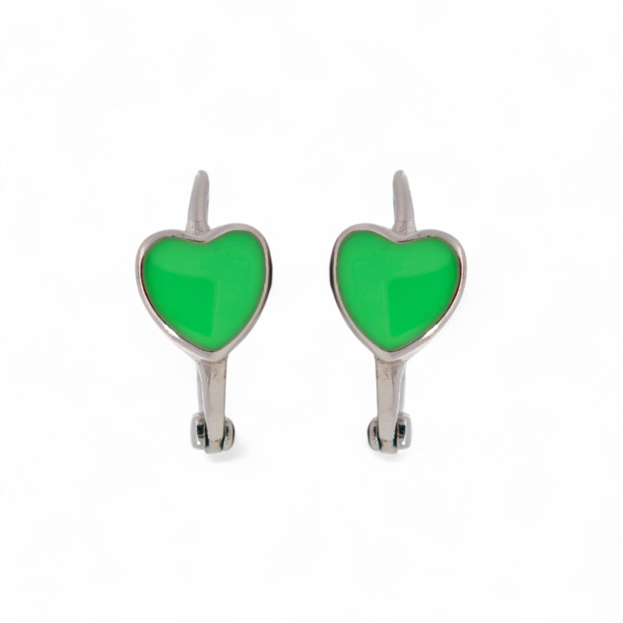 Mini Cuori Smaltati Argento