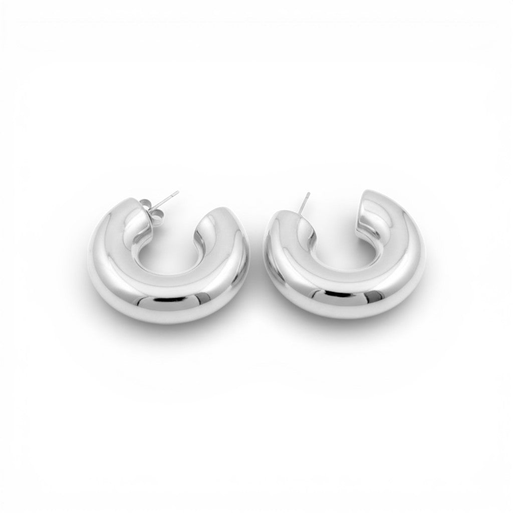 Orecchini Chunky Hoop In Acciaio Inossidabile