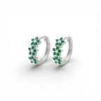 Orecchini Trilogia Floreale con Zirconi In Argento 925