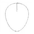 Collana Girocollo a Catenella Intersecata Specchiata In Acciaio Inossidabile