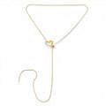 Collana con Cuore Filo In Acciaio Inossidabile