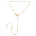 Collana con Cuore Filo In Acciaio Inossidabile
