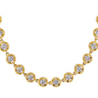 Collana Tennis con Zirconi Luminosi In Acciaio Inossidabile