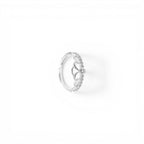 Anello Corona Zirconata In Argento 925
