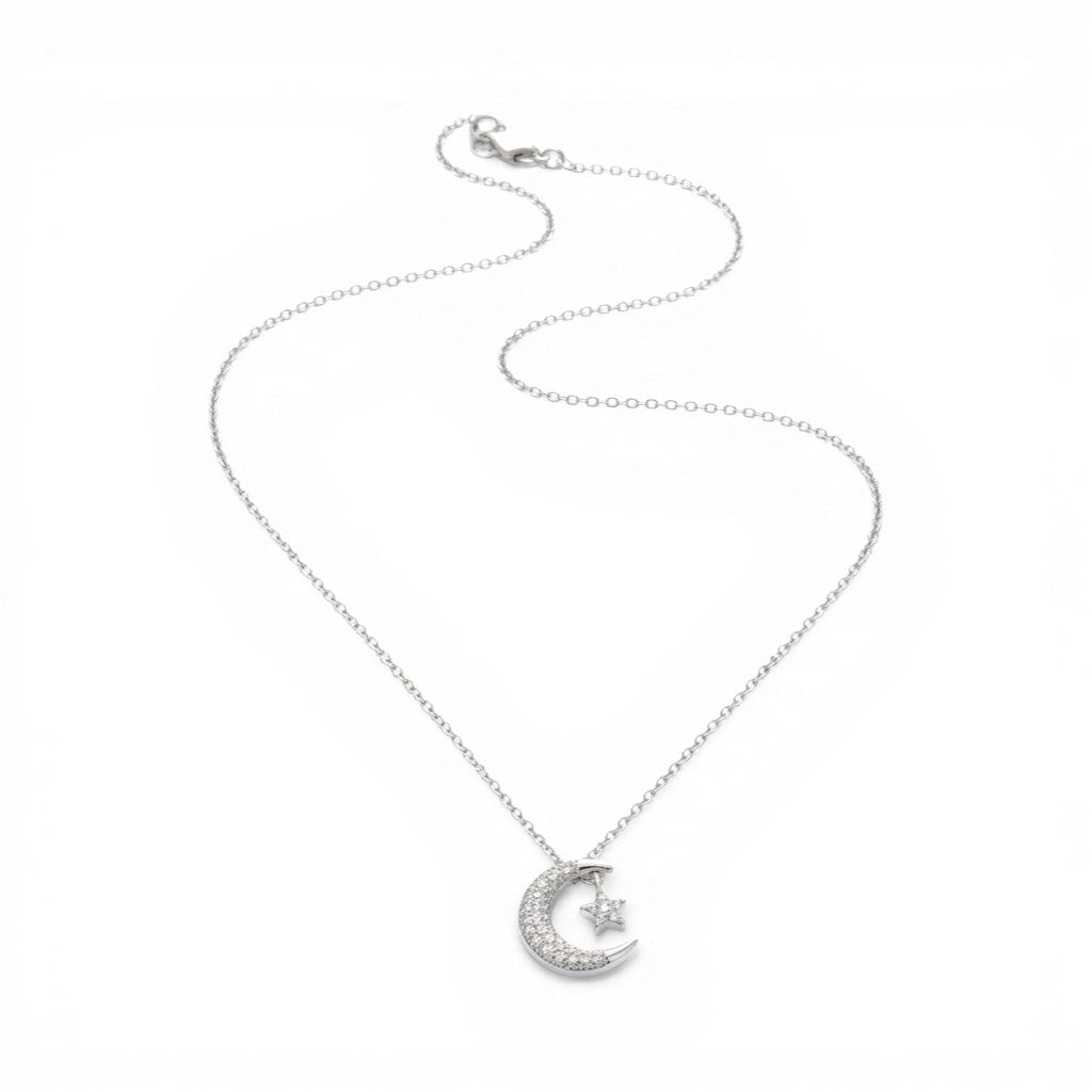Elli - Mezzaluna Astro Blogger in Argento Sterling 925 Collane 1 pieces