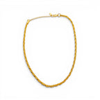 Collana Torchon a Maglia Corda In Acciaio Inossidabile
