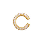 Ear Cuff a Fascia con Pavé di Zirconi In Acciaio Inossidabile