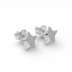 Orecchini Equilibrio Stellare con Zirconi In Argento 925