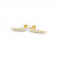 Orecchini con Zirconi Incastonati In Argento 925