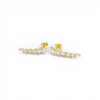 Orecchini con Zirconi Incastonati In Argento 925