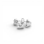 Orecchini Cuore Stilizzato In Argento 925
