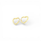 Orecchini a Cuore Aperto In Argento 925