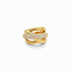 Ear Cuff Multilinea con Pavé