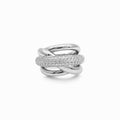 Ear Cuff Multilinea con Pavé