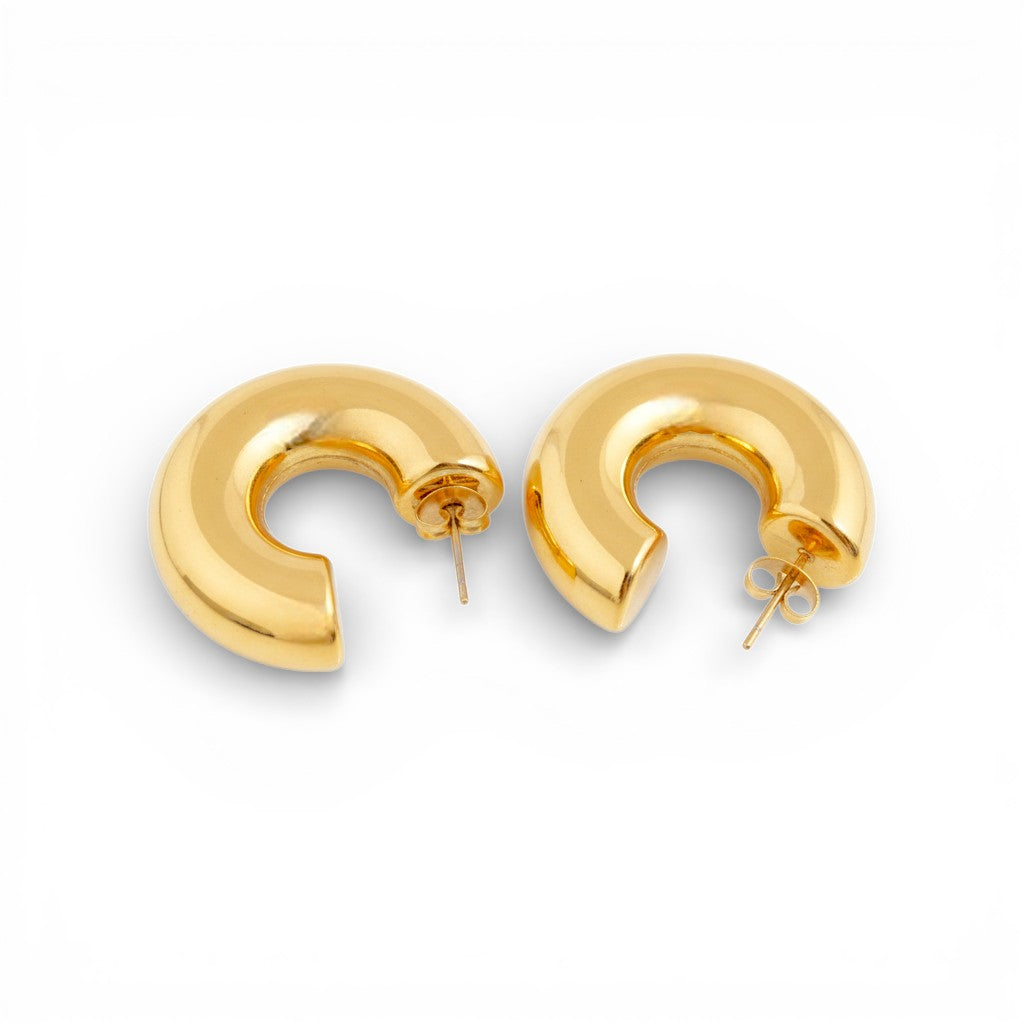 Orecchini Chunky Hoop In Acciaio Inossidabile