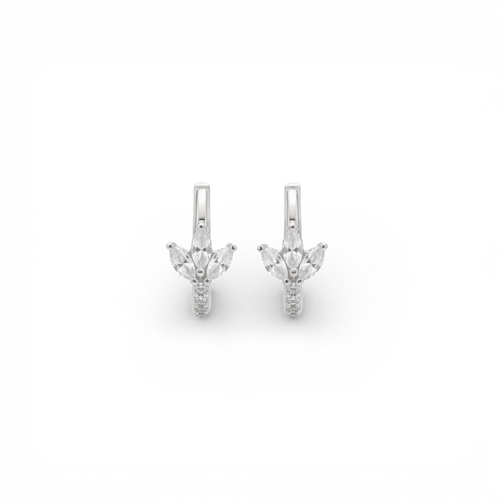 Orecchini Pavé Infinito Con Zirconi in Argento 925