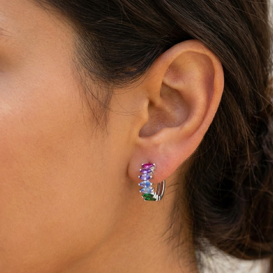Orecchini Multicolor Sparkle In Argento 925