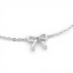 Bracciale con Ciondolo a Fiocco In Acciaio Inossidabile