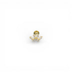 Piercing Taglio Baguette In Argento 925