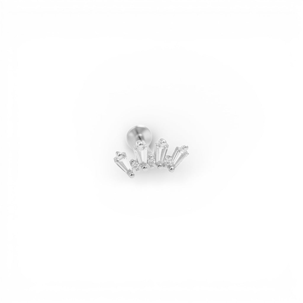 Piercing Tiara Regale In Argento 925