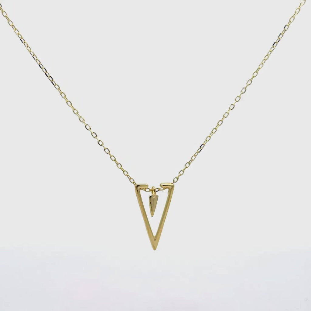 Collana Triangle in Argento 925