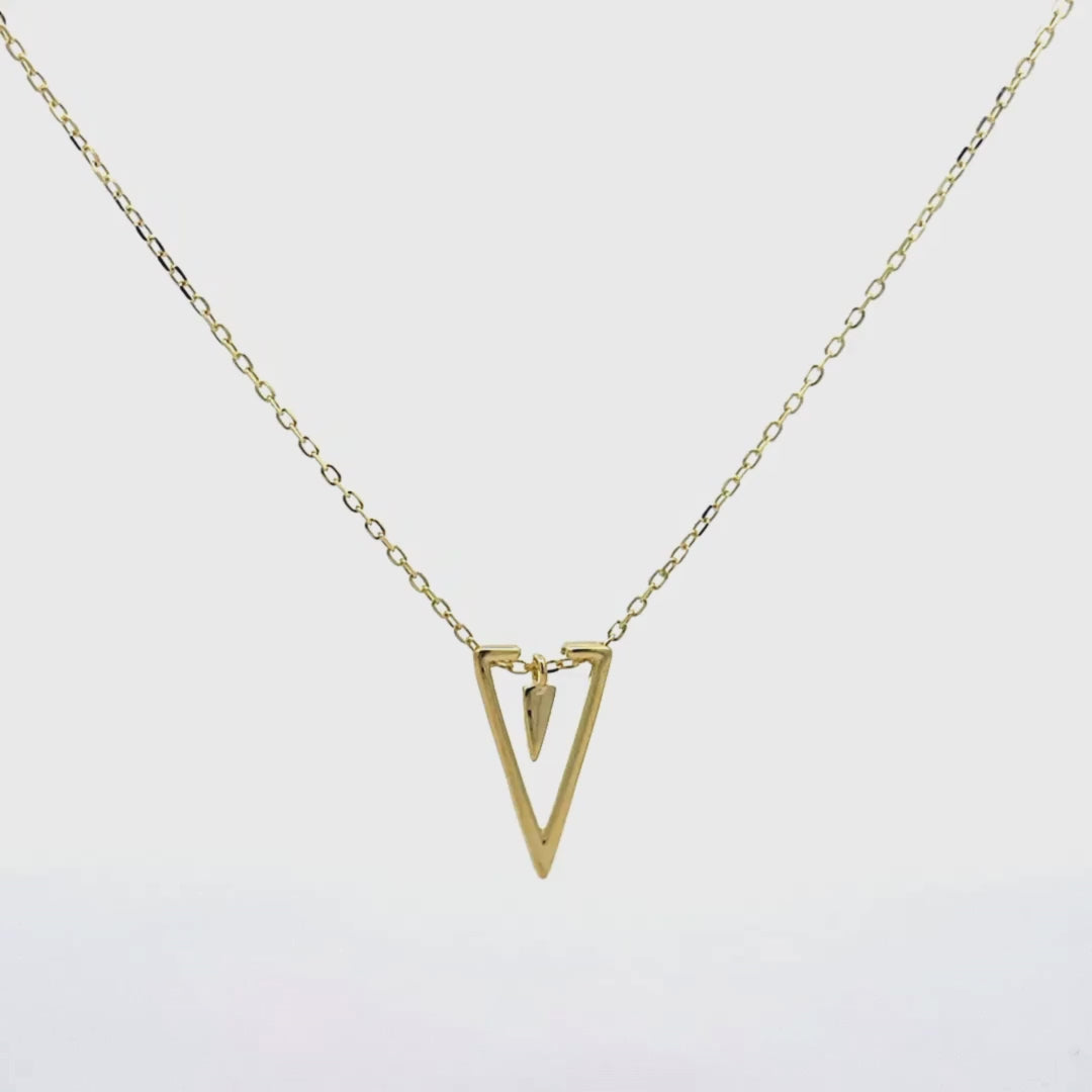 Collana Triangle in Argento 925