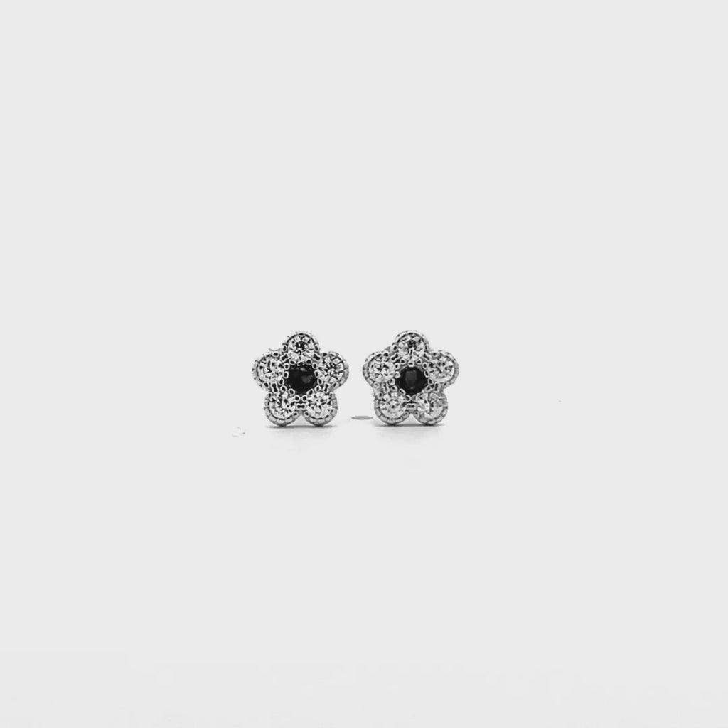 Orecchini Flower in Argento 925