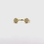 Anello Aperto Fiore Argento 925