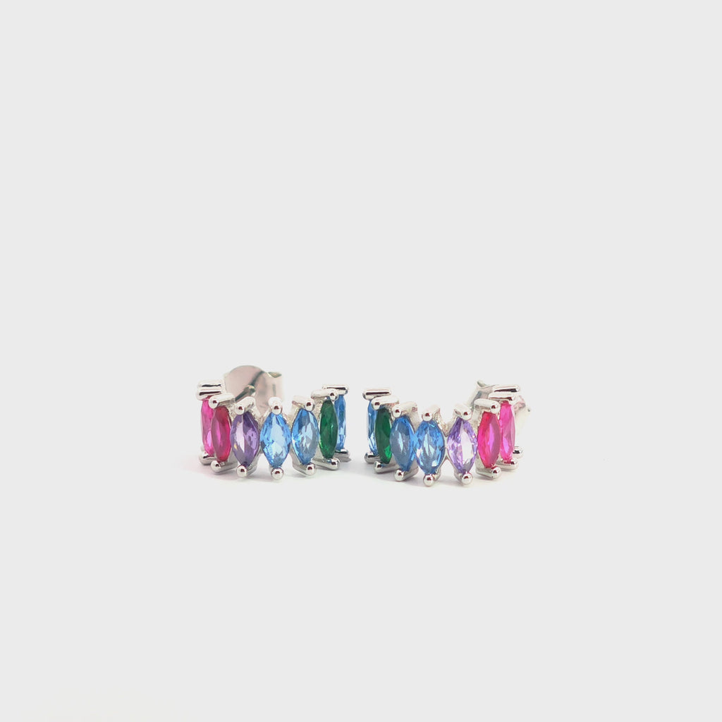 Orecchini Multicolor Sparkle In Argento 925