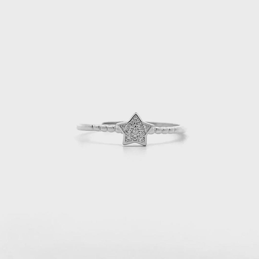 Anello in Argento con Stella