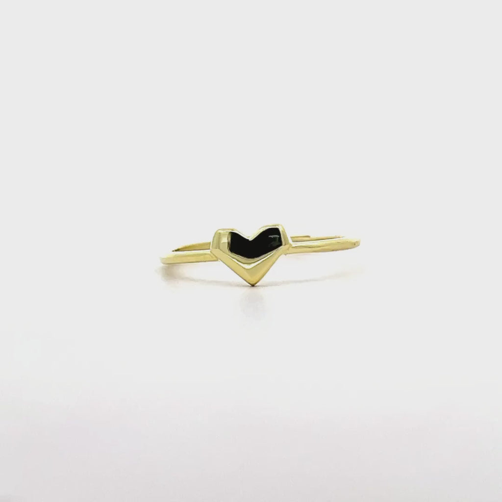 Anello Cuore Minimal Argento 925