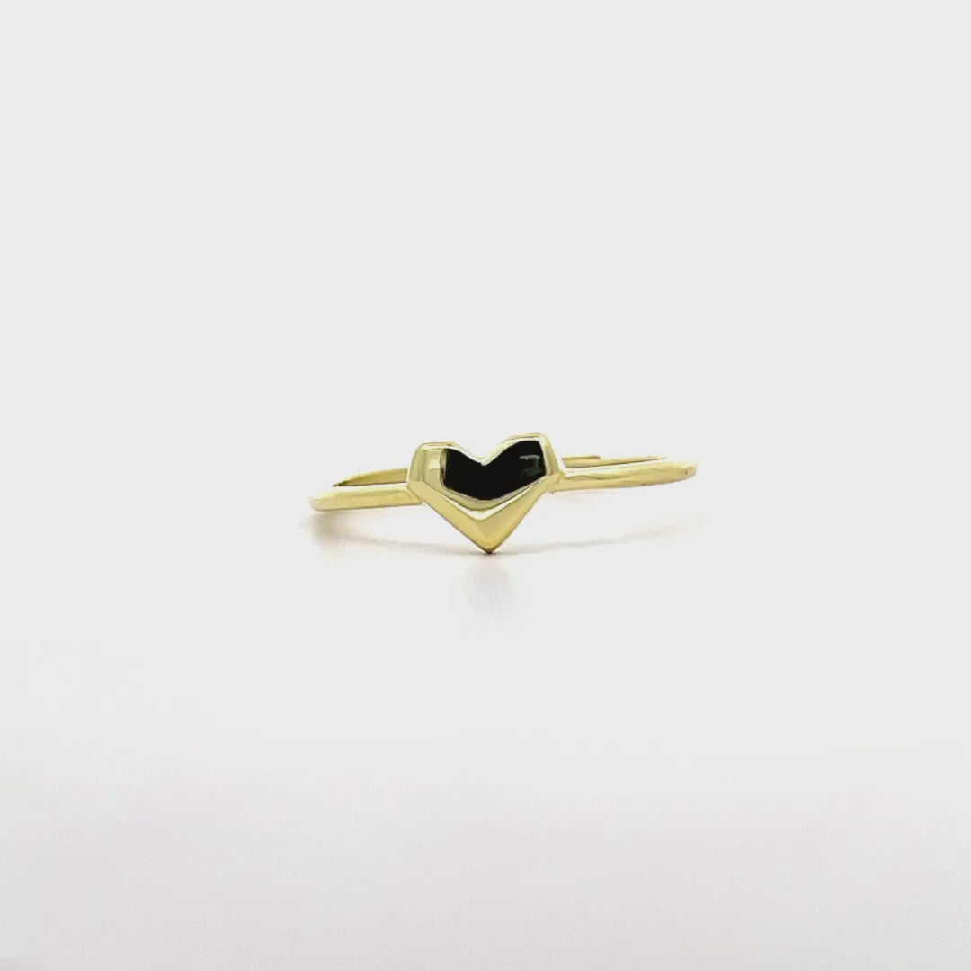 Anello Cuore Minimal Argento 925