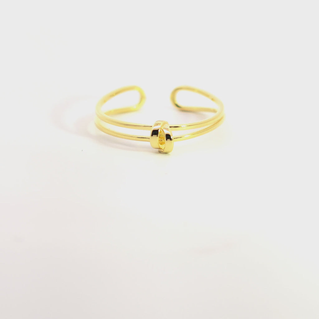 Anello Nodo In Argento 925
