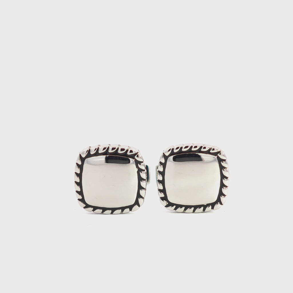 Gemelli Quadrato Essenziale In Acciaio Inossidabile