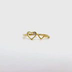 Anello Cuori in Argento