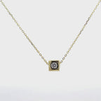 Collana cubo in Argento 925