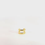 Ear Cuff Doppio Tratto Minimal in Argento 925