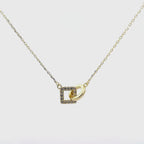 Collana Argento Nodo Geometrico
