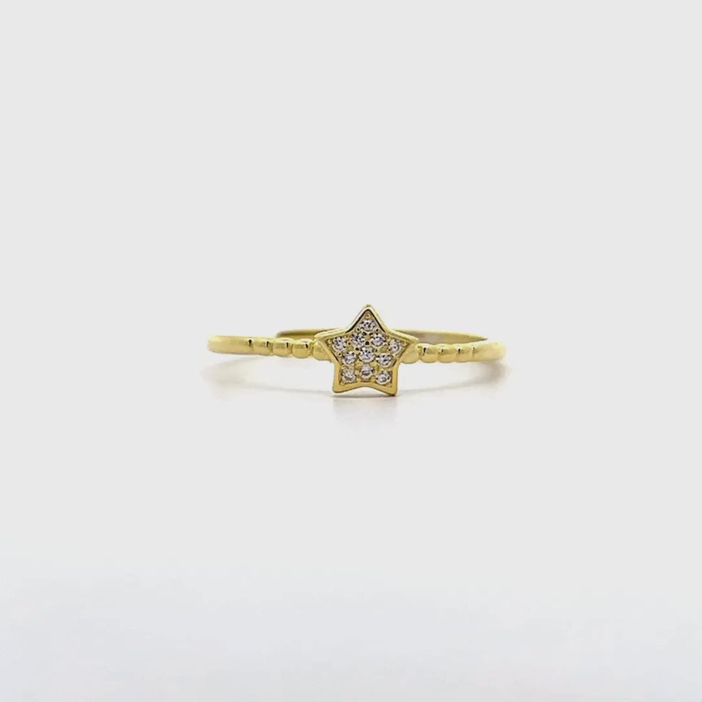 Anello in Argento con Stella