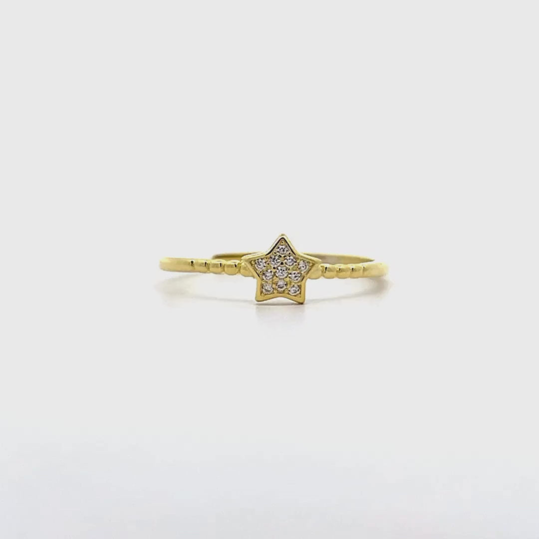 Anello in Argento con Stella