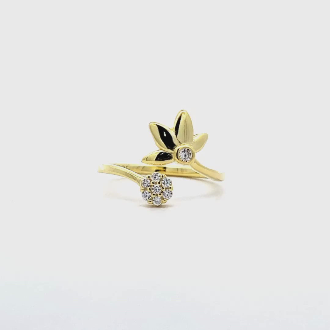 Anello Fiore in Argento