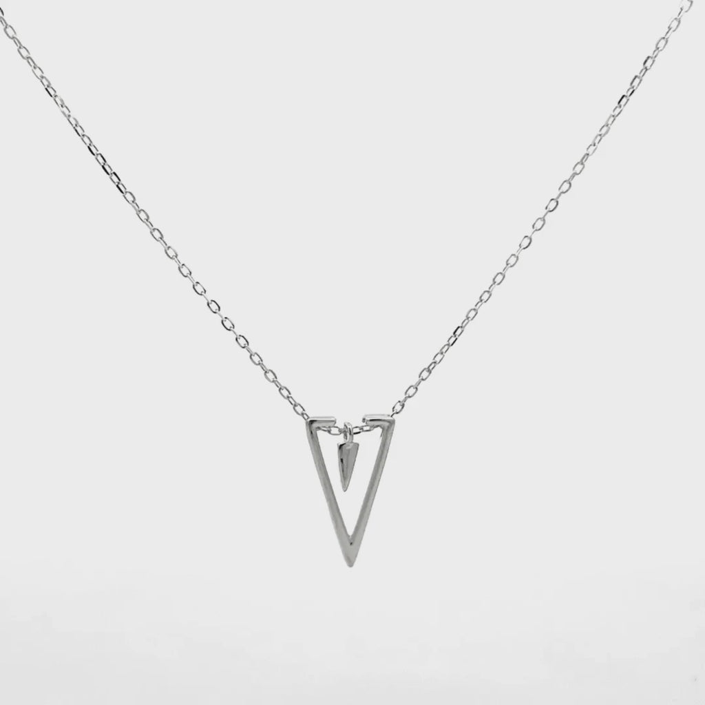 Collana Triangle in Argento 925